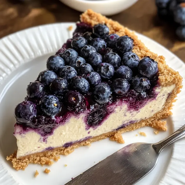 Blueberry Crumble Cheesecake