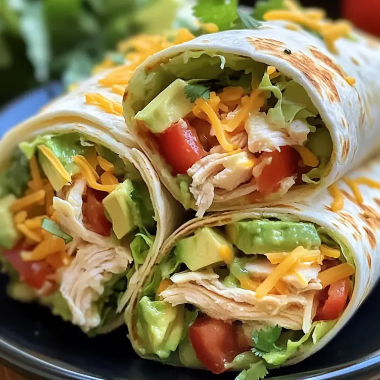 Chicken Avocado Ranch Burritos