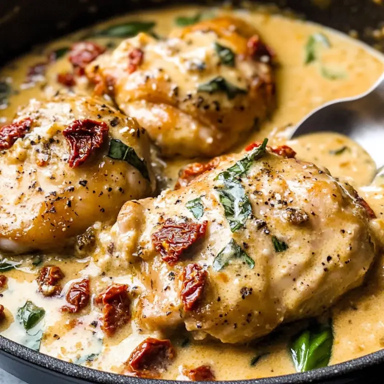 Creamy Chicken with Sun-Dried Tomatoes
