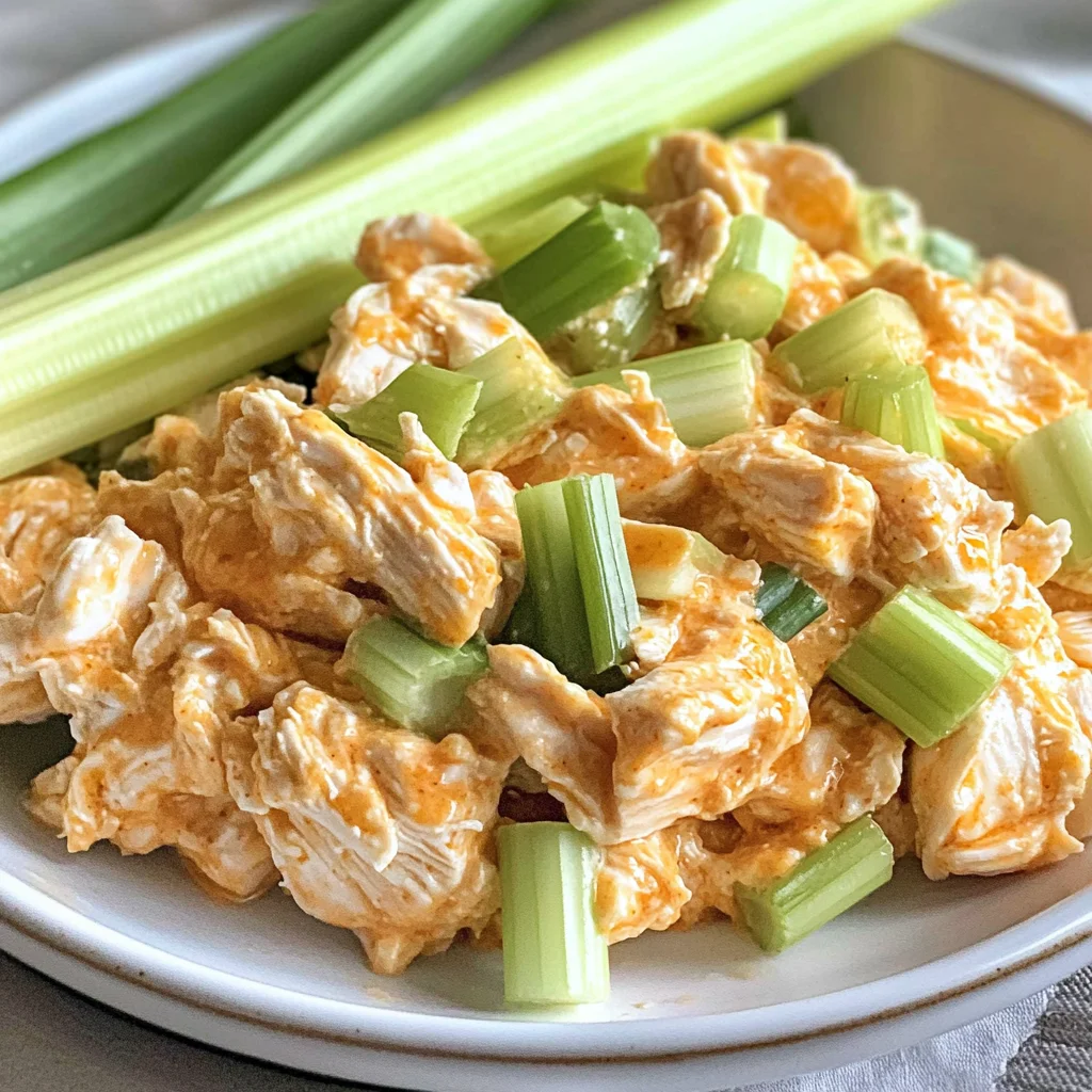 Easy Buffalo Chicken Salad (High-Protein, Healthy)