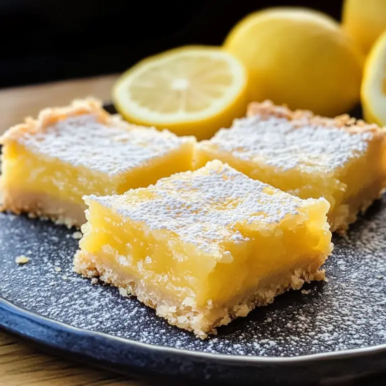 Easy Gluten Free Lemon Bars