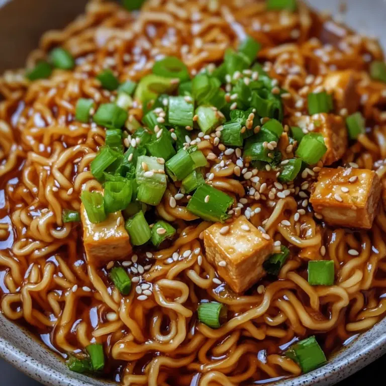 Easy Saucy Ramen Noodles