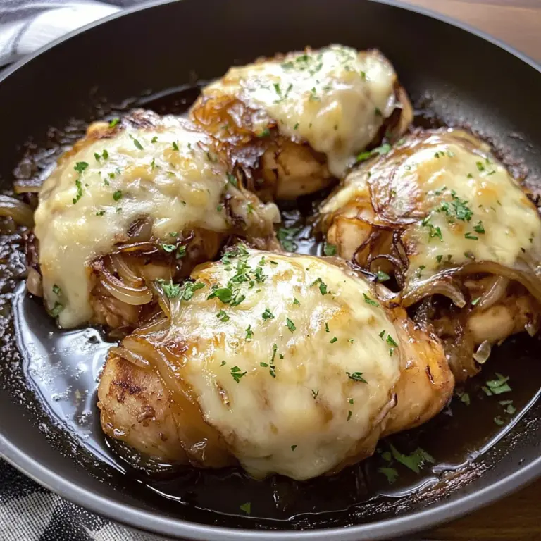 French Onion Chicken Recipe