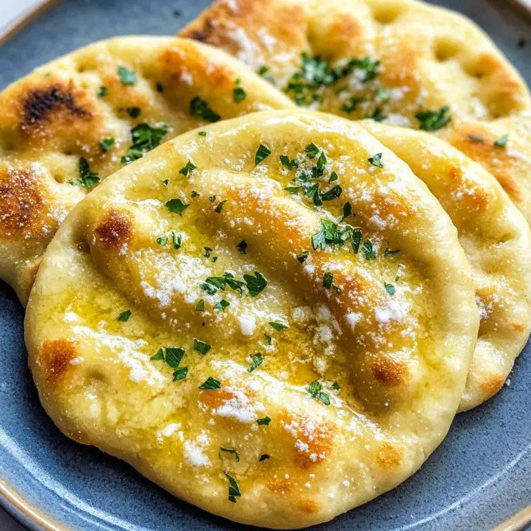 Garlic Keto Naan Bread Recipe