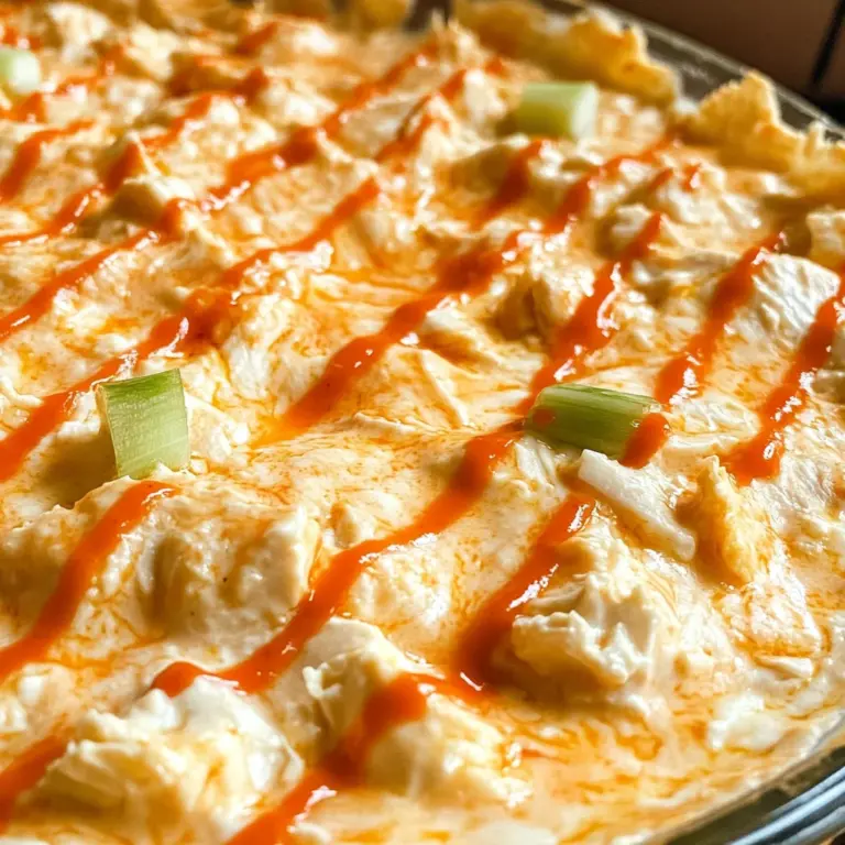Greek Yogurt Buffalo Chicken Dip without Cream Cheese