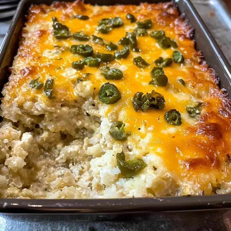Green Chile Cauliflower Casserole