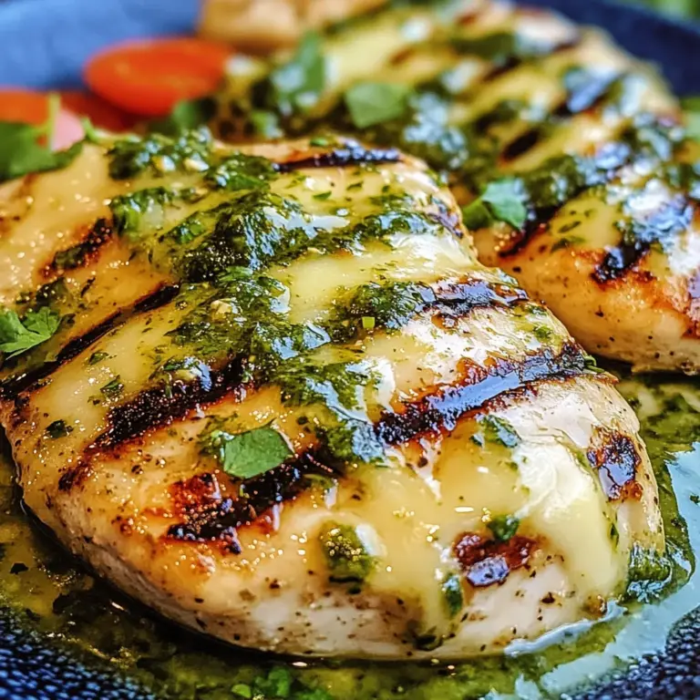 Grilled Salsa Verde Pepper Jack Chicken