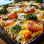 High-Protein Cottage Cheese Veggie Bake Recipe