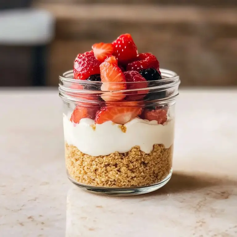 High Protein Cheesecake Jars Recipe