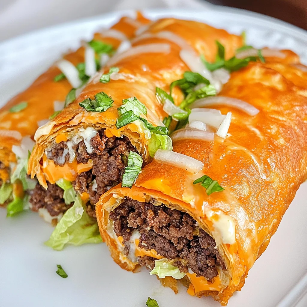 Keto Big Mac Roll-Ups