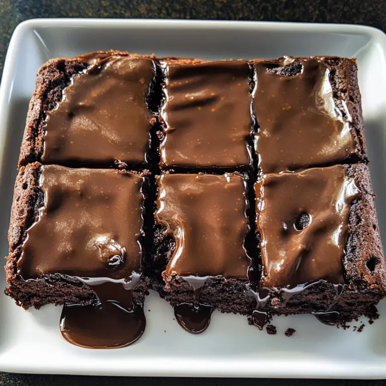 Keto Poke Cake