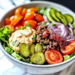 Low-Carb Burger Bowl