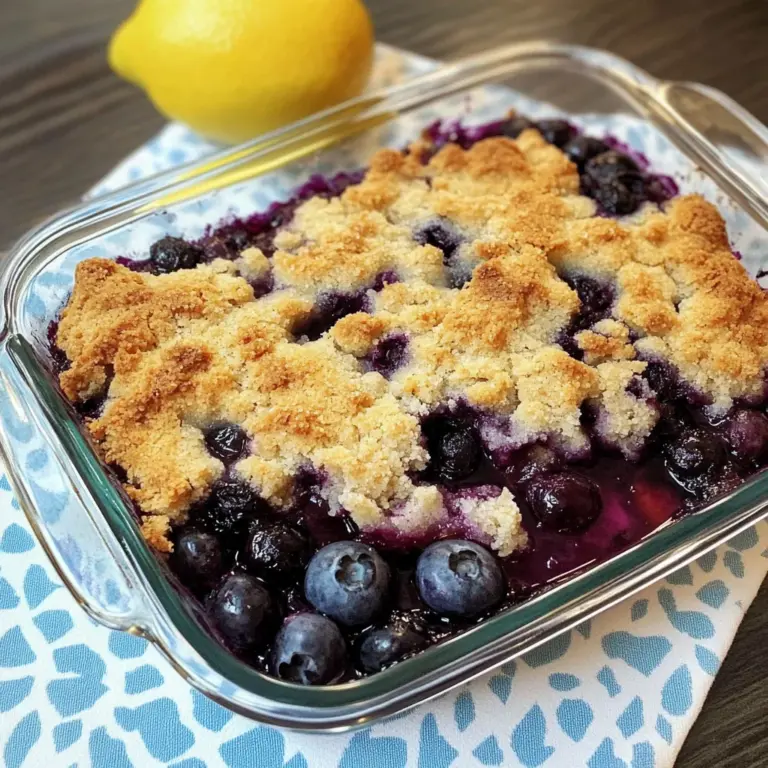 Low Carb Keto Blueberry Cobbler