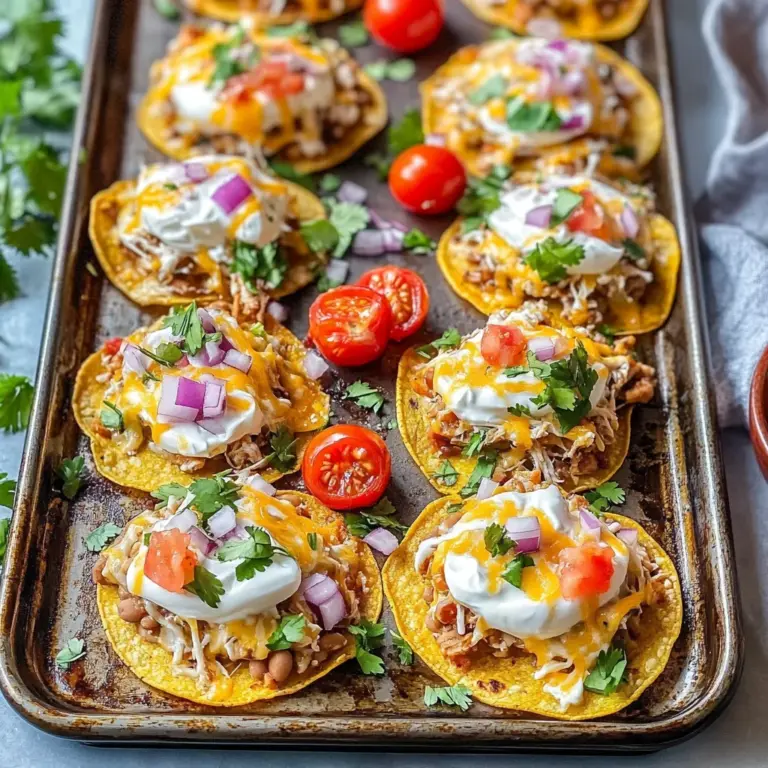 Mini Sheet Pan Tostadas