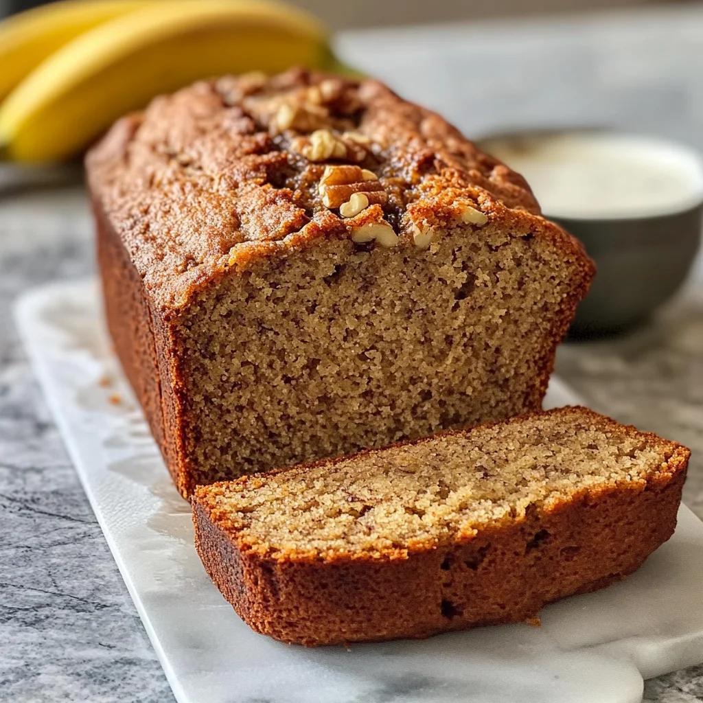 No Sugar Added Banana Bread