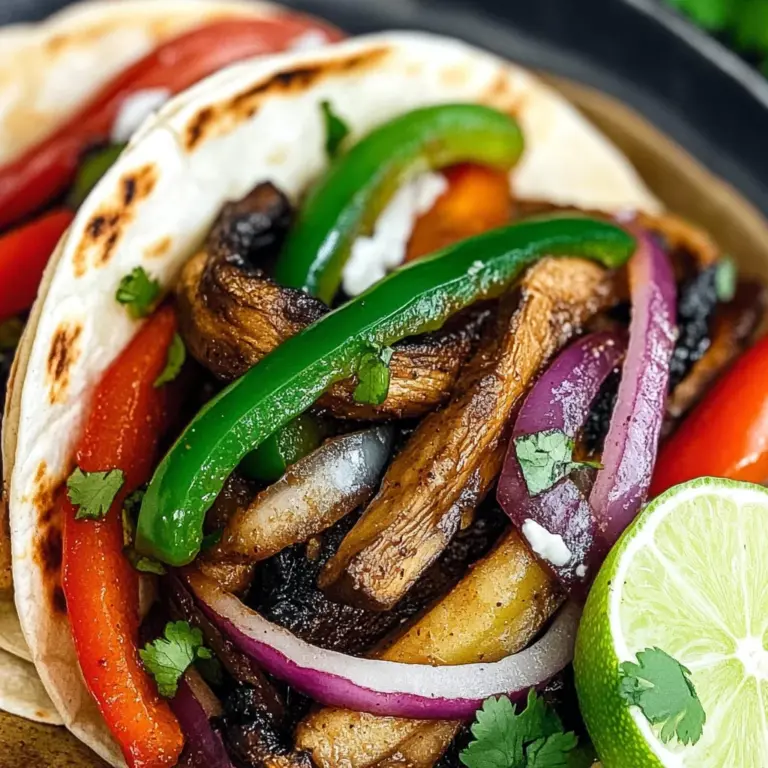 Portobello Vegan Fajitas