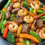 STEAK AND SHRIMP STIR FRY