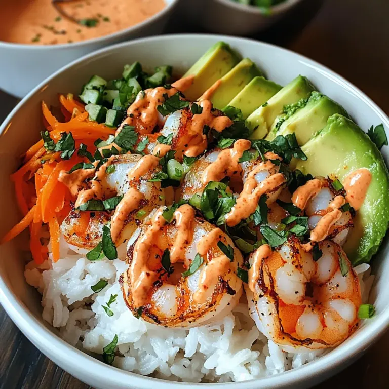 Shrimp Rice Bowls with Spicy Mayo