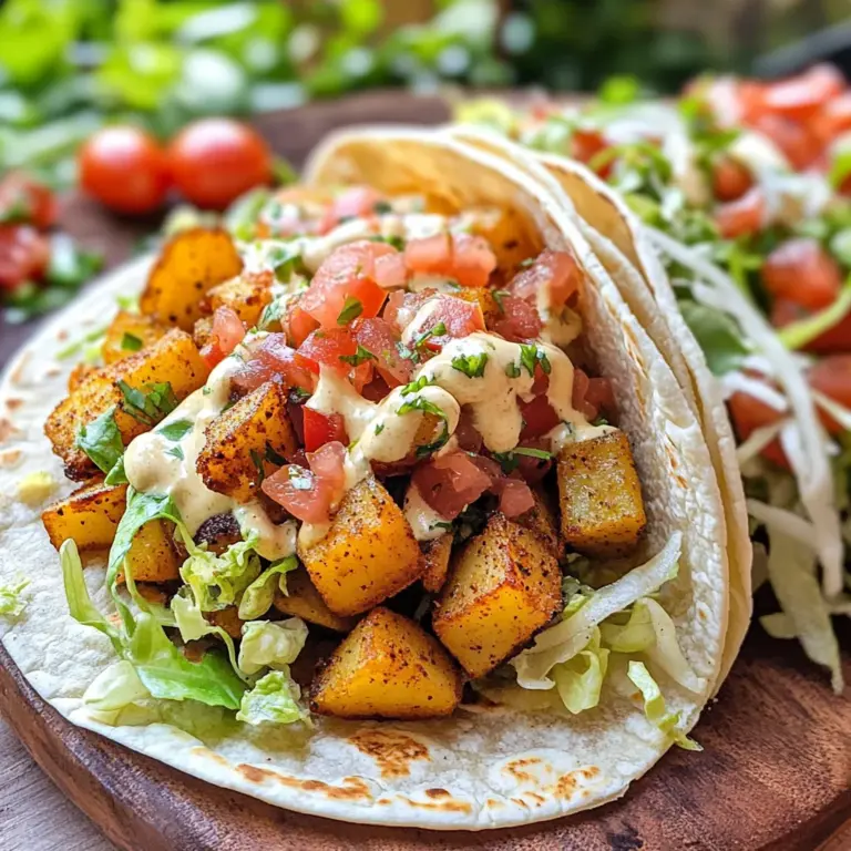 Spicy Potato Soft Taco Recipe
