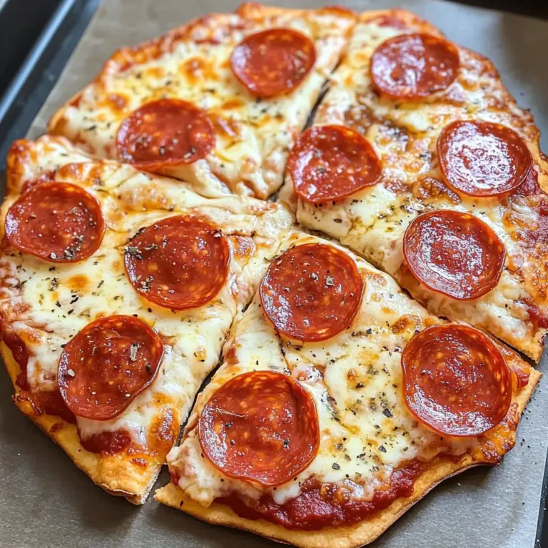 Viral Cottage Cheese Flatbread Pizza