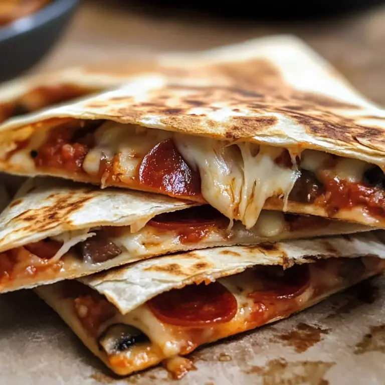5-Ingredient Pizza Quesadillas
