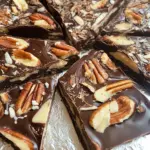 Carb-less Chocolate Peanut Butter Pecan Bark