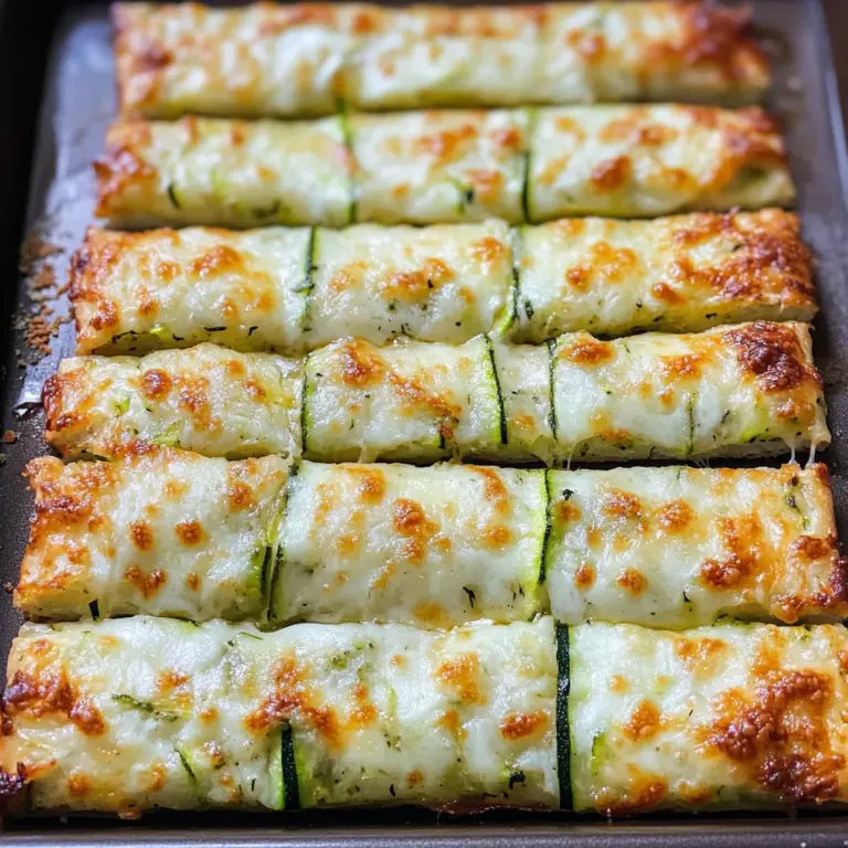 Cheesy Zucchini Breadsticks