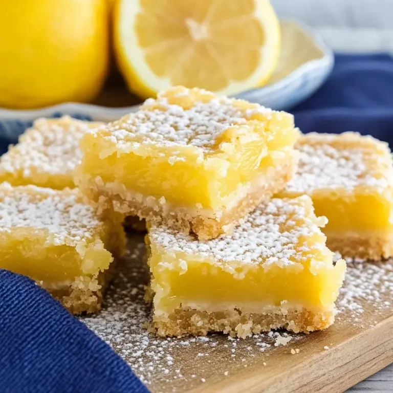 Easy Gluten Free Lemon Bars
