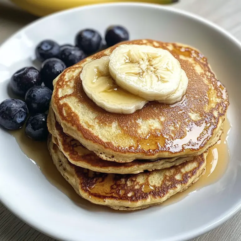 Flourless Banana & Protein Powder Pancakes