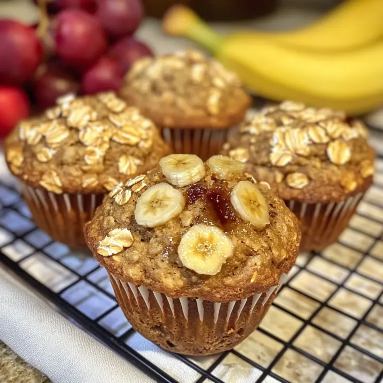 Healthy Banana Oat Muffins Recipe
