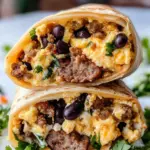 High Protein Breakfast Burritos