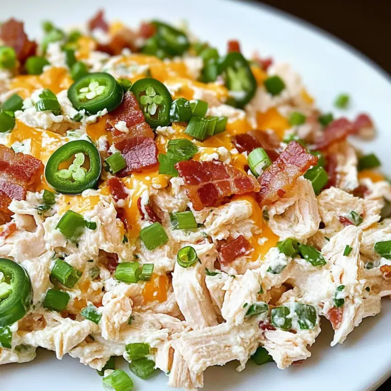 KETO JALAPENO POPPER CHICKEN SALAD