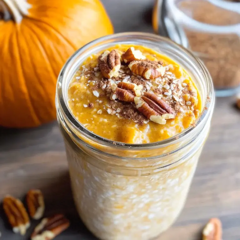 Pumpkin Overnight Oats Recipe