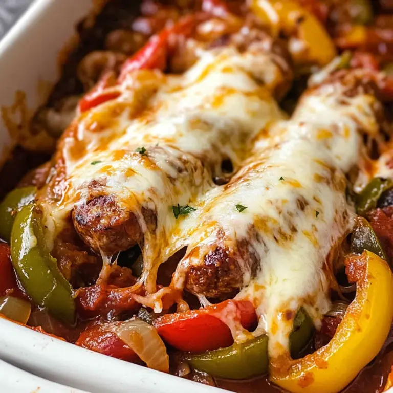 Slow Cooker Sausage and Peppers and onions