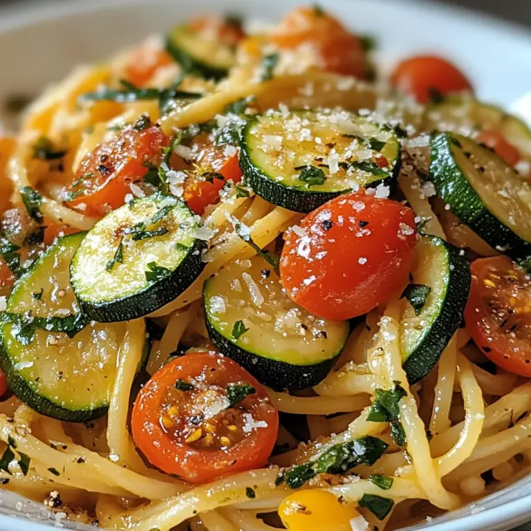 Tomato Zucchini Pasta