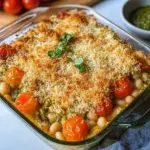 White Bean and Pesto Bake