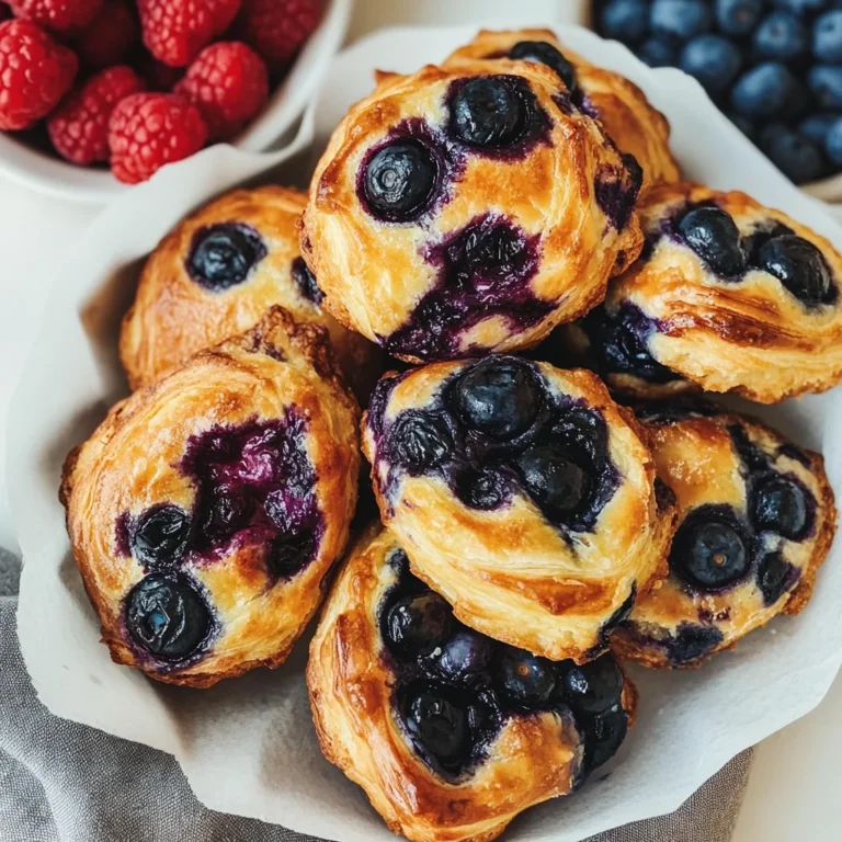 Blueberry Protein Breakfast Pastries