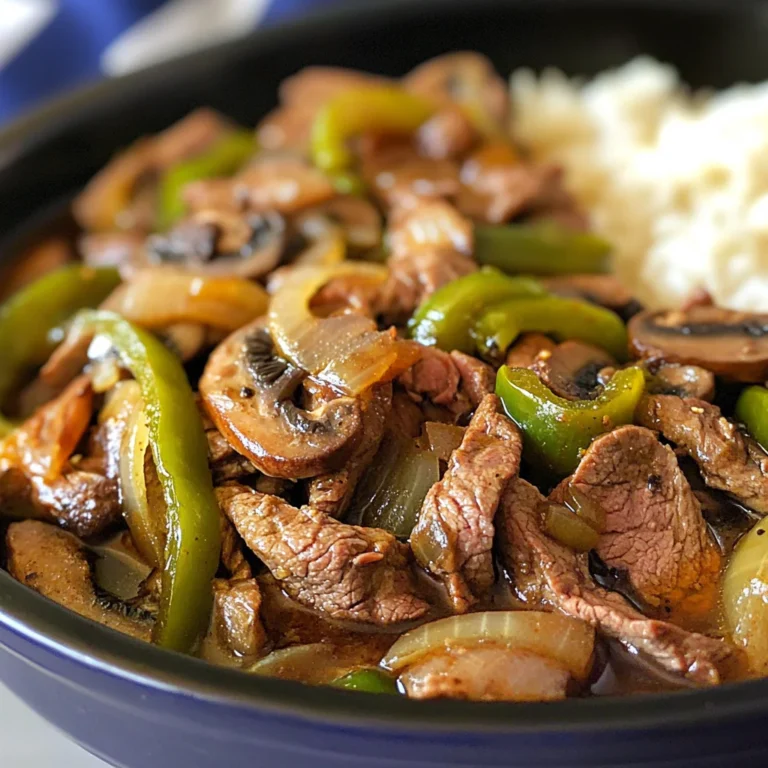 Crockpot Pepper Steak