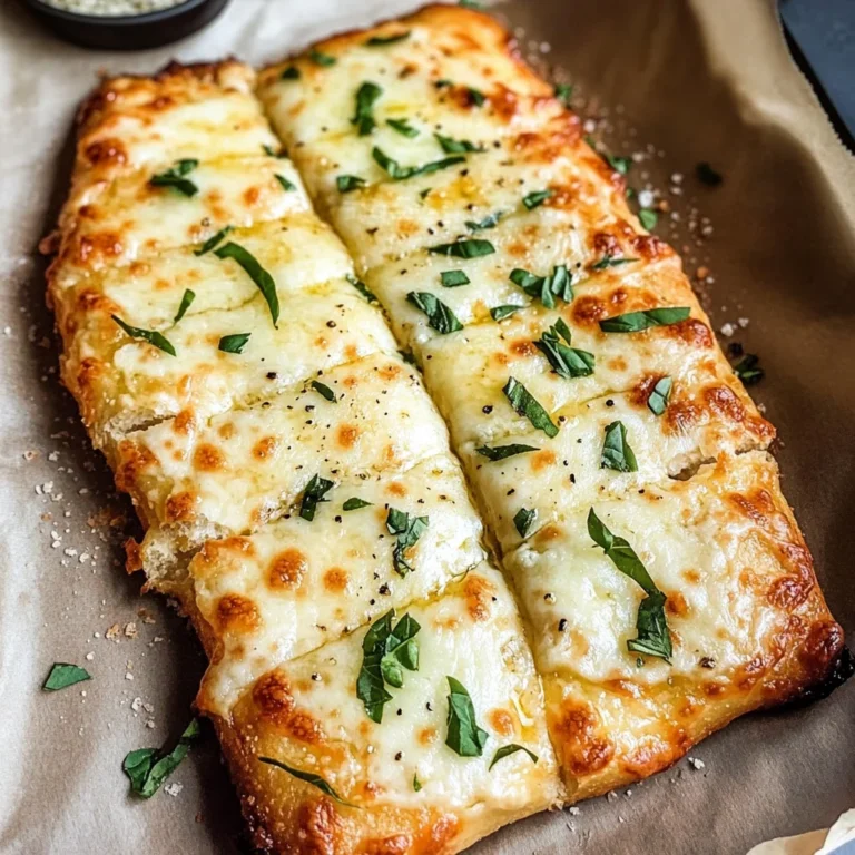 Easy Keto Cheesy Garlic Bread