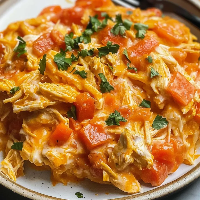 Healthy Buffalo Chicken Casserole