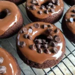 Healthy Chocolate Protein Donuts (Gluten Free, Paleo)