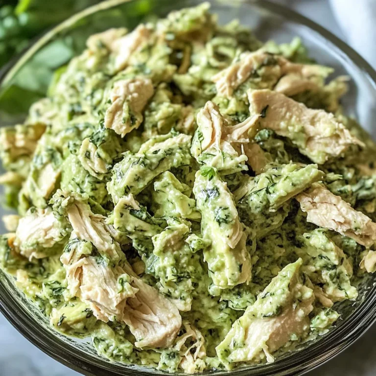 Healthy Green Goddess Chicken Salad (High-Protein)