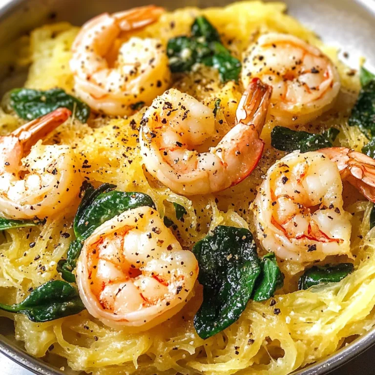 Spaghetti Squash Shrimp Scampi Recipe
