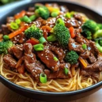 Sticky Beef Noodles