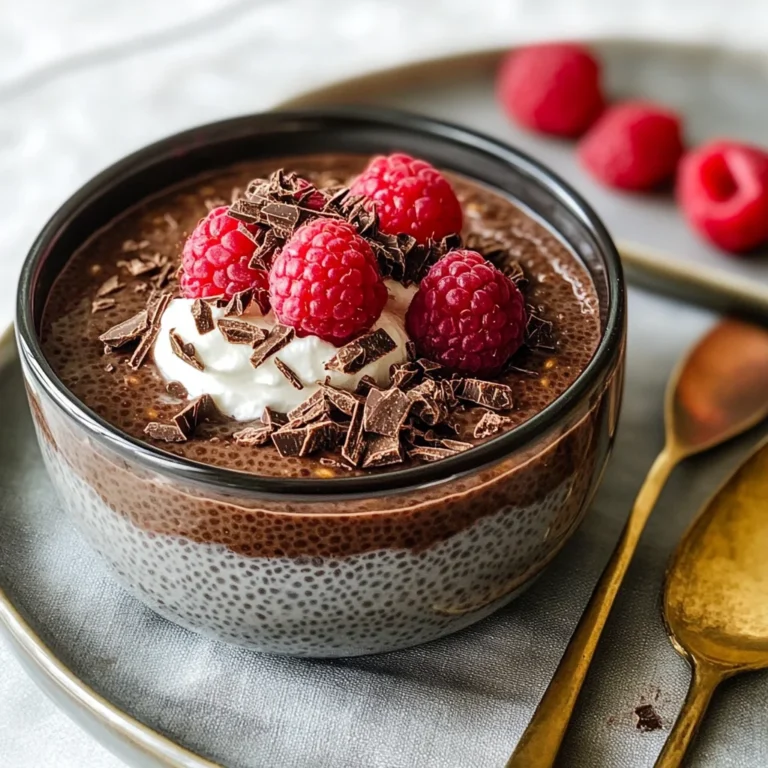 Chocolate Chia Seed Pudding