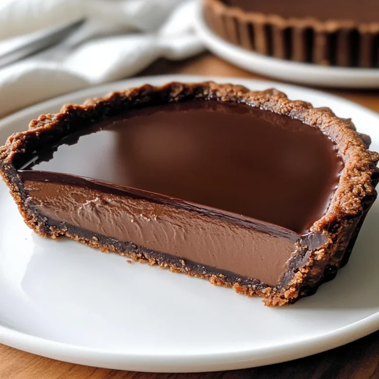 Chocolate Truffle Tart (gluten-free, dairy-free)