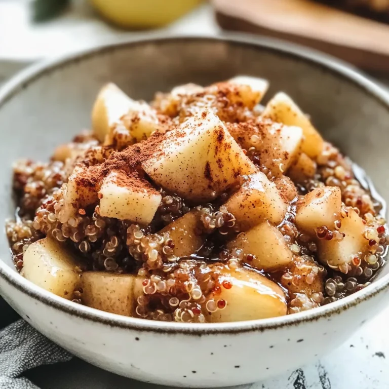Cinnamon Apple Quinoa Breakfast