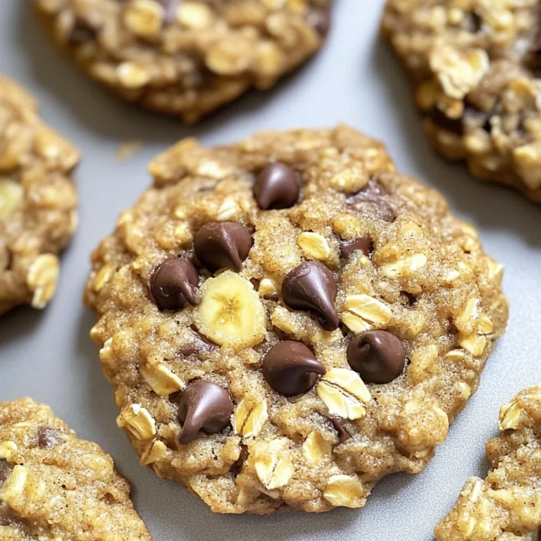 Healthy Banana Oat Cookies