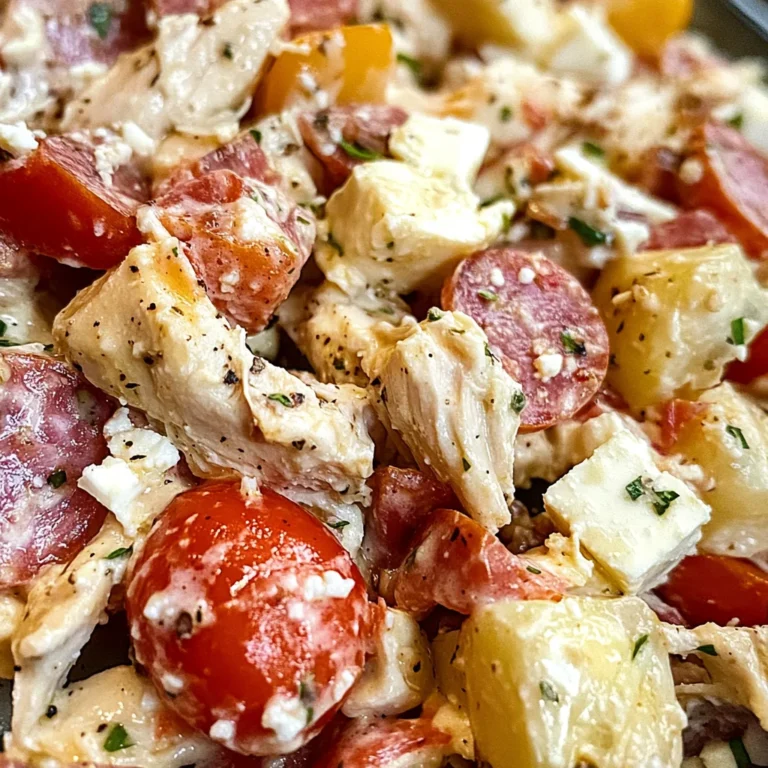Italian Grinder Chicken Salad