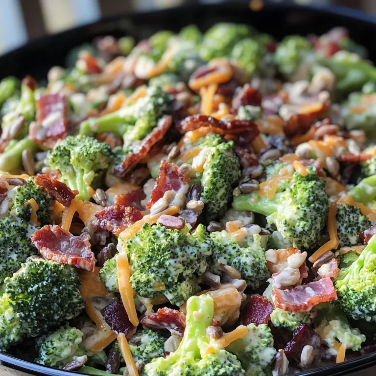 Keto Broccoli Salad Recipe